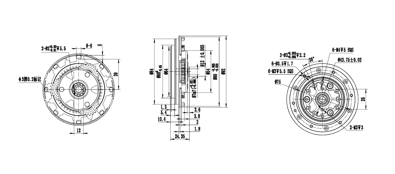 機(jī)械臂關(guān)節(jié)齒輪箱(圖1)